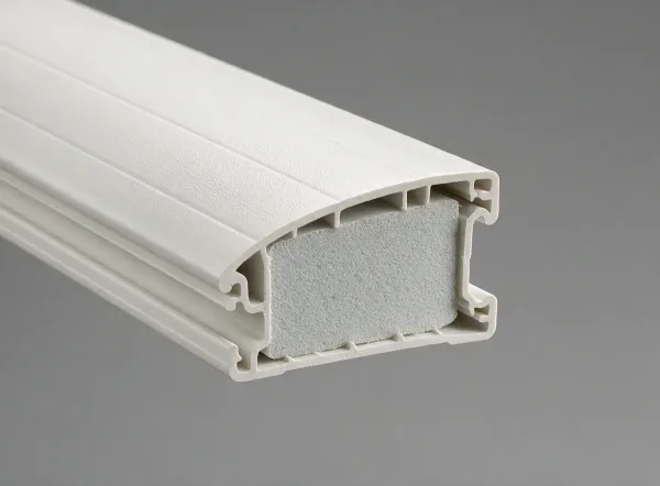 Lamas de persiana enrollable de PVC blanco